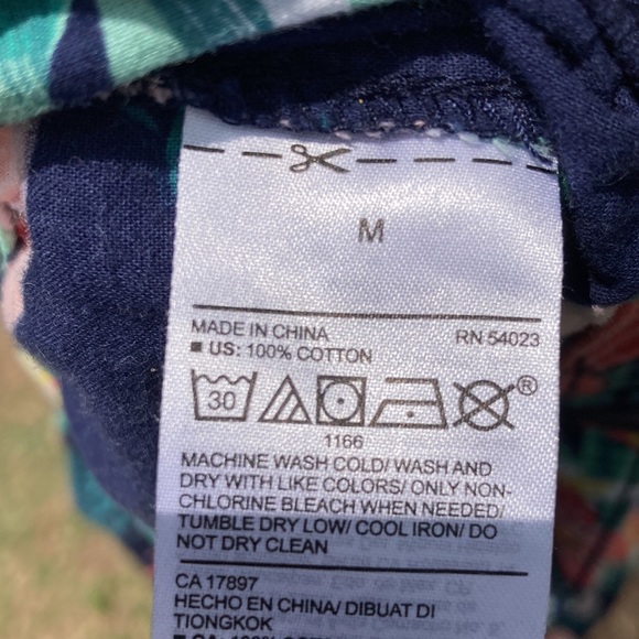 HP 🎉💕🤩 OLD NAVY tropical print cotton shorts - Picture 6 of 6